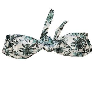 MINKPINK White and Green Tropical Bikini